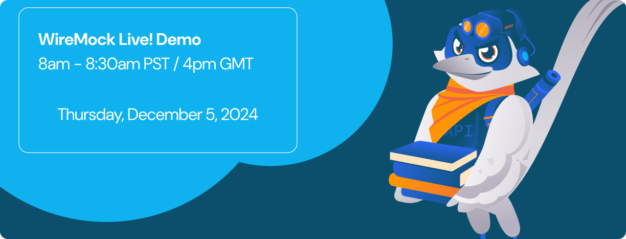 Dec 2024 WireMock Live! Website Banner